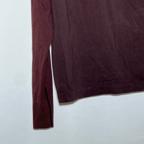 Mae Lululemon Mens Metal Vent Tech 1/2 Zip Long Sleeve Shirt Size L Sequoia - Picture 9 of 11